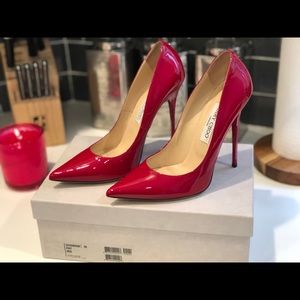 JIMMY CHOO Anouk RED Gently worn
